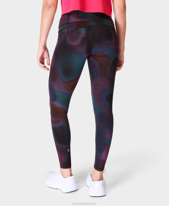 ropa estampado de puntos degradados negros T28T58 leggings de entrenamiento de potencia mujer Sweaty Betty