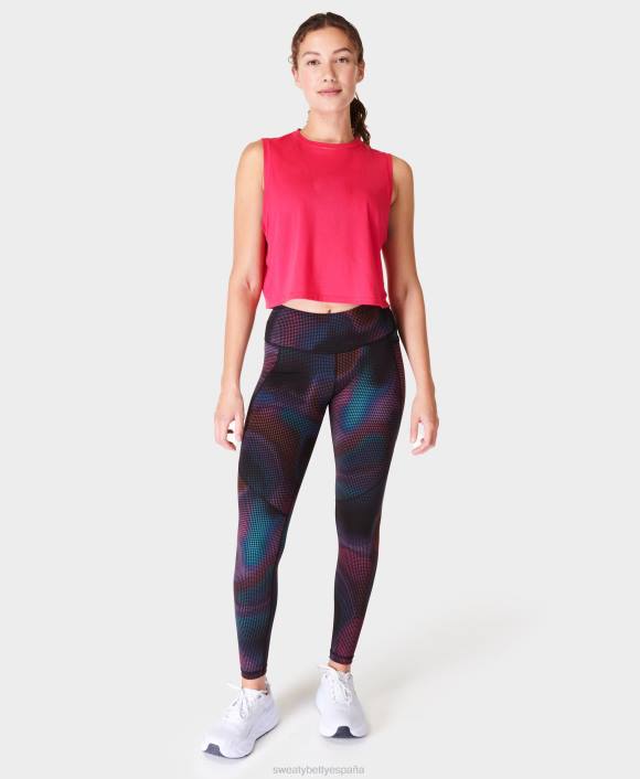 ropa estampado de puntos degradados negros T28T58 leggings de entrenamiento de potencia mujer Sweaty Betty