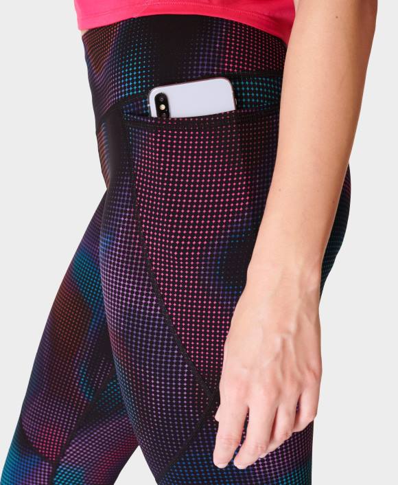 ropa estampado de puntos degradados negros T28T58 leggings de entrenamiento de potencia mujer Sweaty Betty