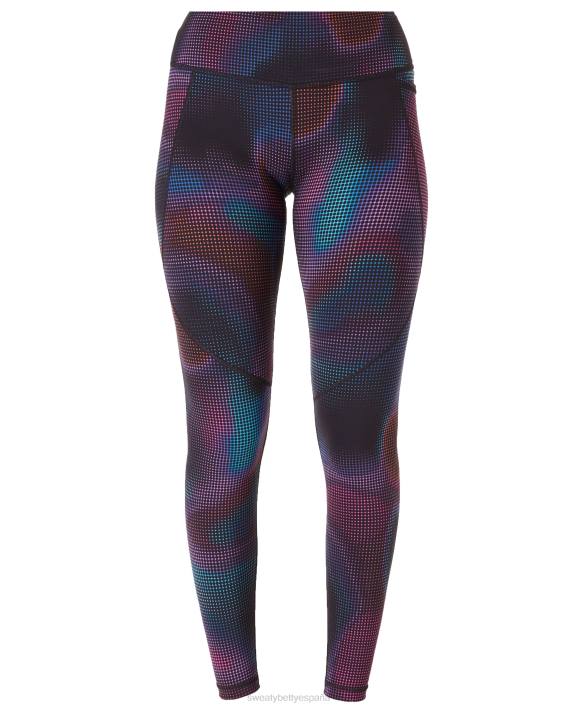 ropa estampado de puntos degradados negros T28T58 leggings de entrenamiento de potencia mujer Sweaty Betty
