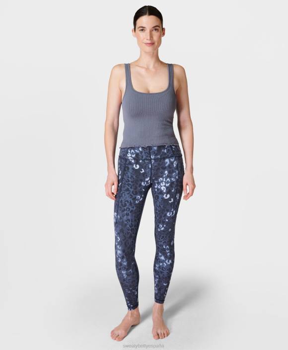 ropa estampado de sombra de leopardo azul T28T176 leggings de yoga súper suaves mujer Sweaty Betty