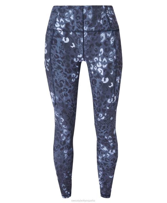 ropa estampado de sombra de leopardo azul T28T176 leggings de yoga súper suaves mujer Sweaty Betty