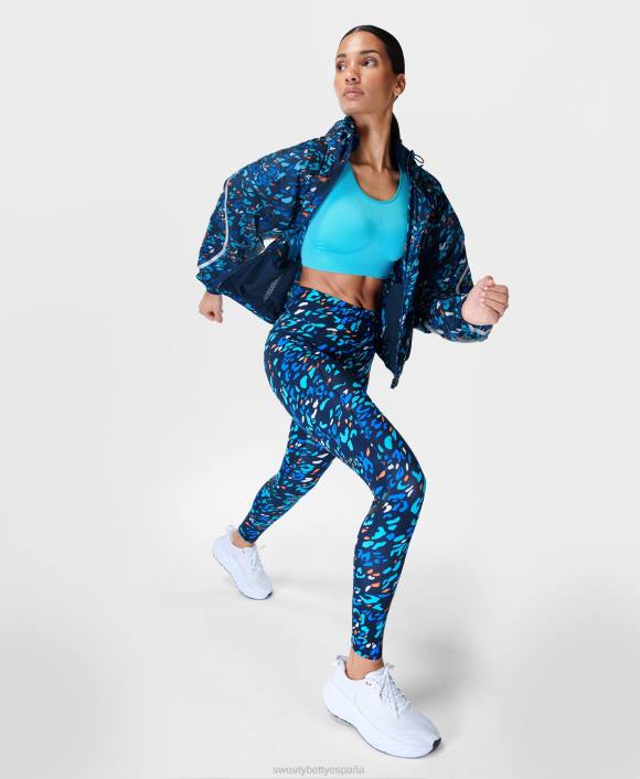 ropa estampado espacial animal azul T28T907 leggings para correr de talle alto gravedad cero mujer Sweaty Betty