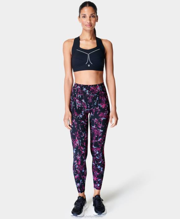 ropa estampado floral rosa T28T909 leggings para correr de talle alto gravedad cero mujer Sweaty Betty