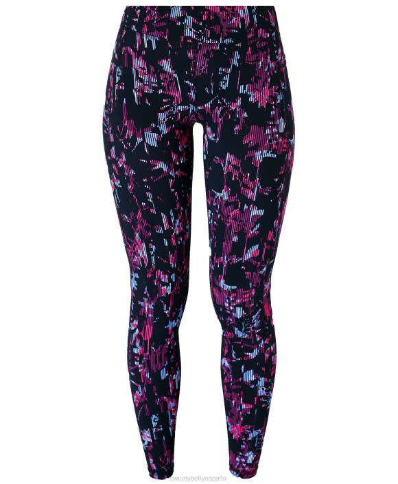 ropa estampado floral rosa T28T909 leggings para correr de talle alto gravedad cero mujer Sweaty Betty
