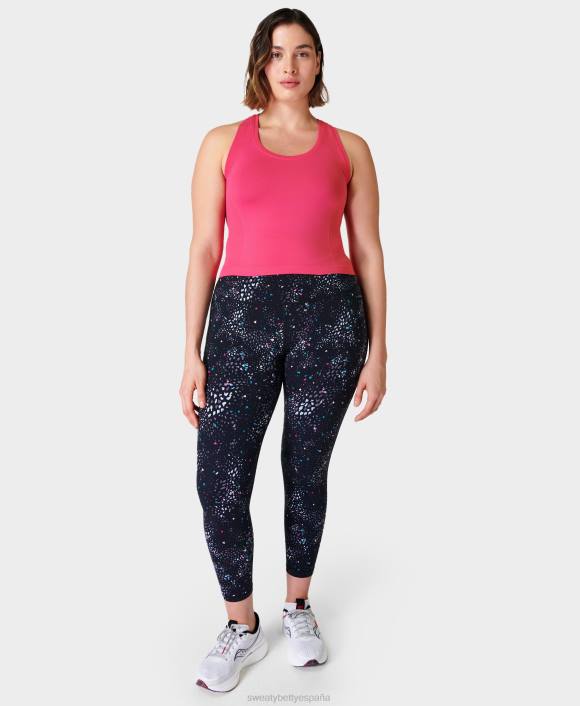 ropa estampado geográfico híbrido gris T28T22 leggings de entrenamiento power 7/8 mujer Sweaty Betty