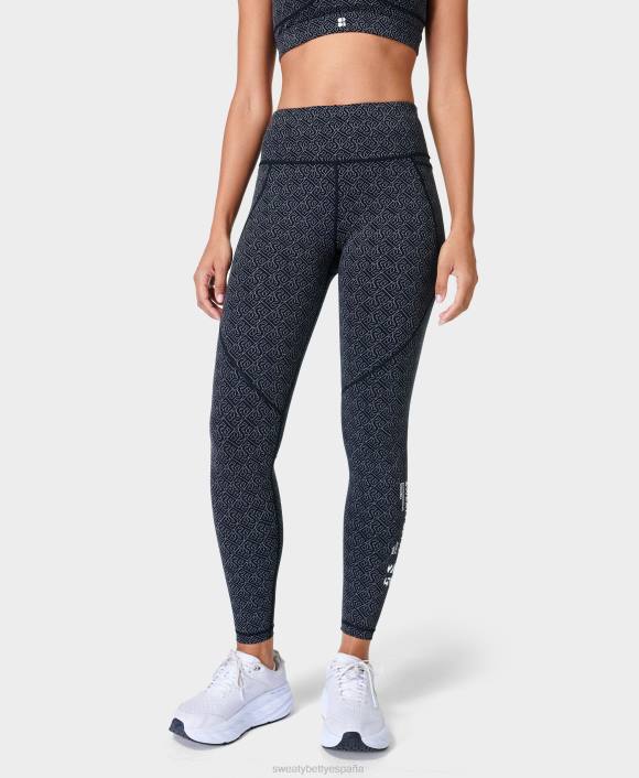 ropa estampado reflectante de cadena negra T28T574 leggings de entrenamiento reflectantes mujer Sweaty Betty