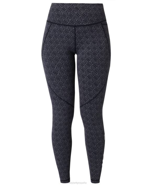 ropa estampado reflectante de cadena negra T28T665 leggings deportivos reflectantes power 7/8 mujer Sweaty Betty