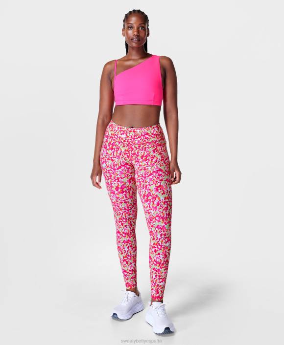 ropa estampado rosa T28T62 leggings de entrenamiento de potencia mujer Sweaty Betty
