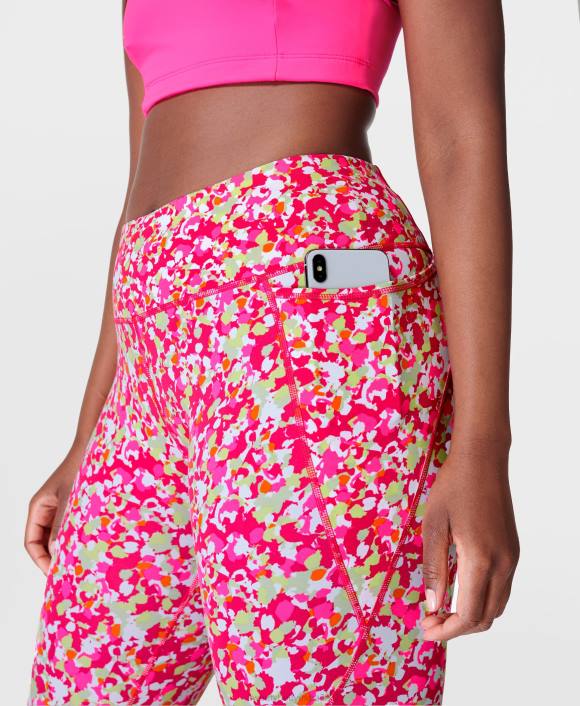 ropa estampado rosa T28T62 leggings de entrenamiento de potencia mujer Sweaty Betty