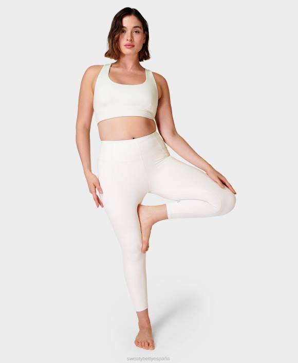 ropa estudio blanco T28T107 leggings de yoga 7/8 súper suaves mujer Sweaty Betty