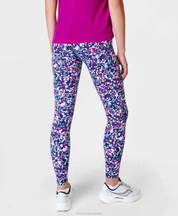 ropa impresión dab violeta magenta T28T73 leggings de entrenamiento de potencia mujer Sweaty Betty