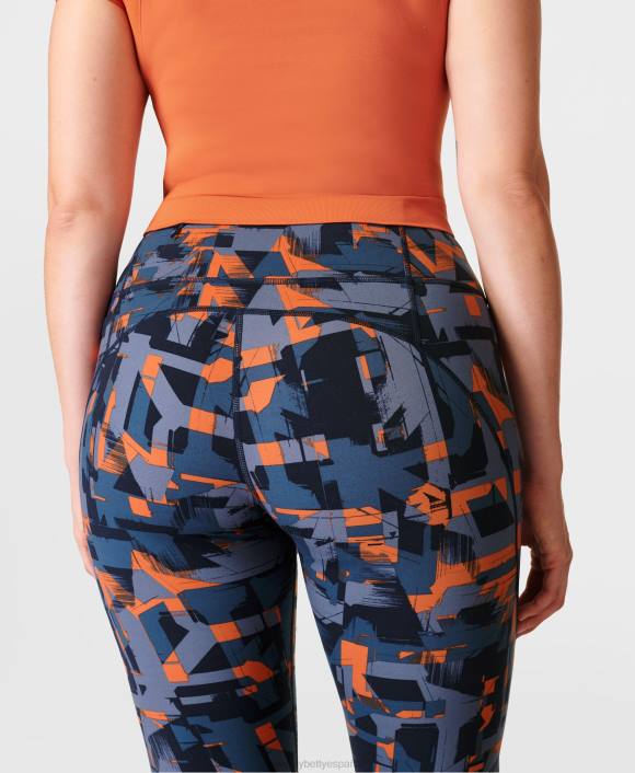 ropa impresión geográfica de velocidad azul T28T59 leggings de entrenamiento de potencia mujer Sweaty Betty