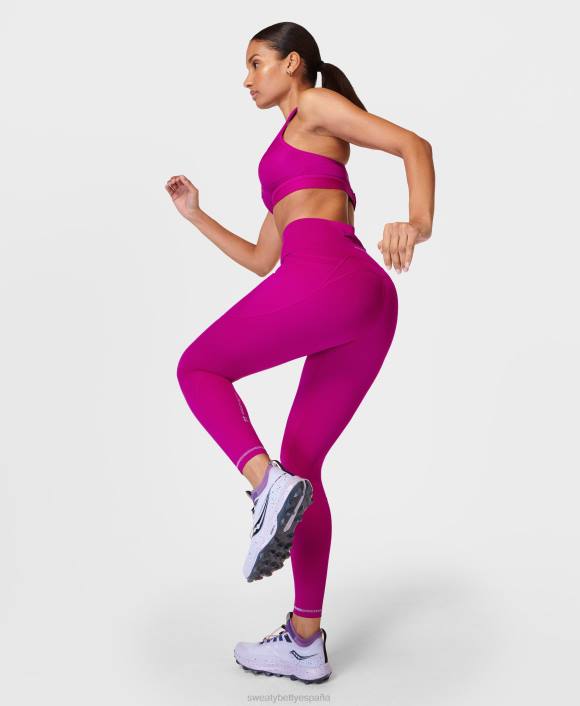 ropa magenta fusión púrpura T28T84 leggings de entrenamiento power pro mujer Sweaty Betty