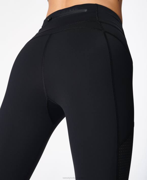ropa negro T28T758 leggings para correr 7/8 de talle alto y gravedad cero mujer Sweaty Betty
