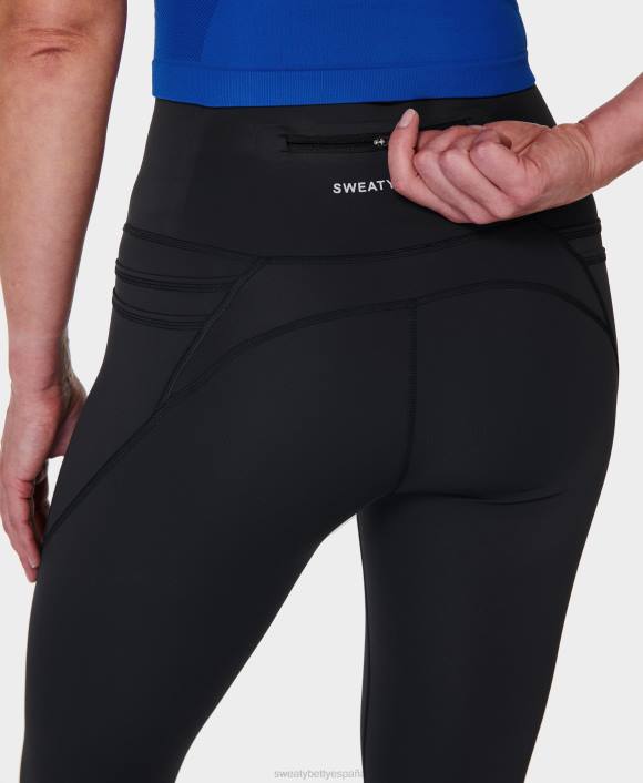 ropa negro T28T83 leggings de entrenamiento power pro mujer Sweaty Betty