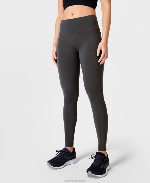 ropa pizarra gris T28T51 leggings de entrenamiento de potencia mujer Sweaty Betty