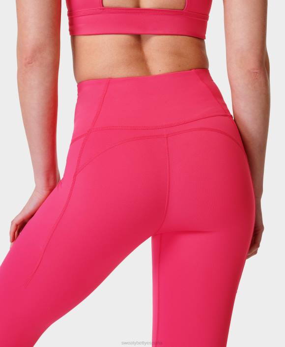 ropa resplandor rosa T28T810 leggings de yoga cortos súper suaves mujer Sweaty Betty