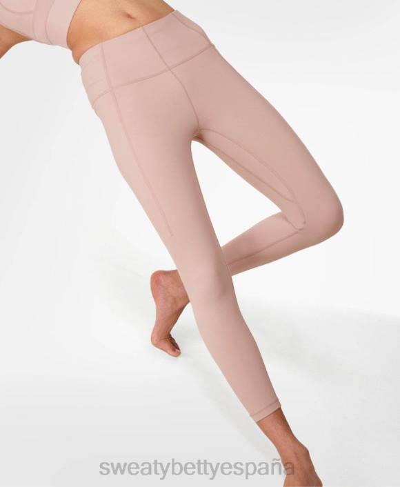 ropa rosa ceniza T28T109 leggings de yoga 7/8 súper suaves mujer Sweaty Betty