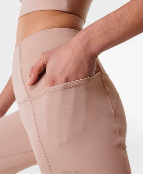 ropa rosa ceniza T28T109 leggings de yoga 7/8 súper suaves mujer Sweaty Betty