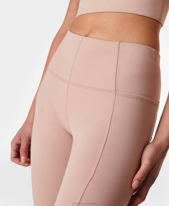 ropa rosa ceniza T28T109 leggings de yoga 7/8 súper suaves mujer Sweaty Betty