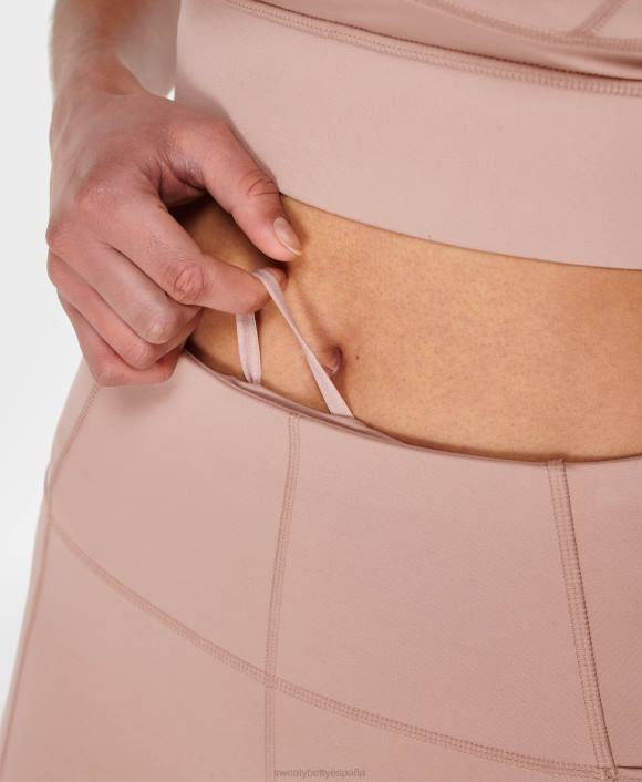 ropa rosa ceniza T28T109 leggings de yoga 7/8 súper suaves mujer Sweaty Betty