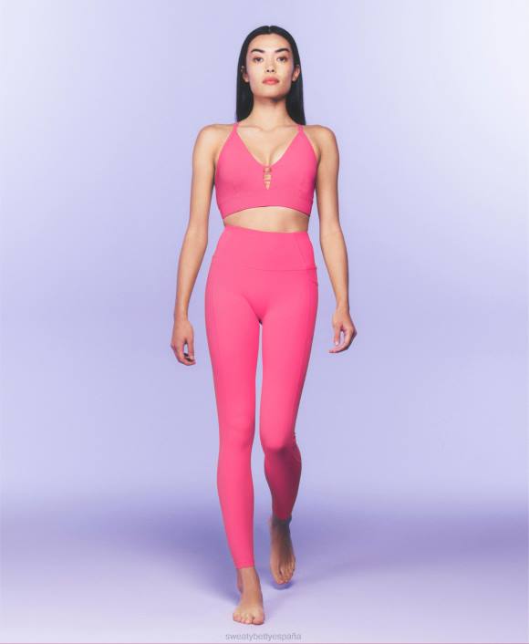 ropa rosa feliz T28T1011 Teoría del color de leggings 7/8 súper suaves mujer Sweaty Betty