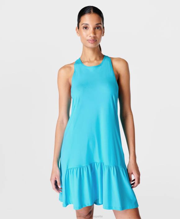 ropa azul marino T28T576 vestido corto del club de exploradores mujer Sweaty Betty