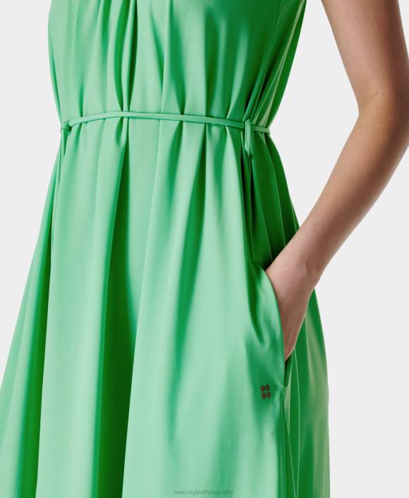 ropa irradiar verde T28T594 vestido de verano con tiras explorer mujer Sweaty Betty