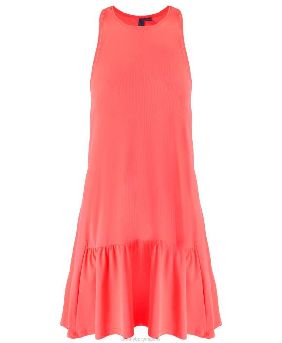ropa lápiz labial rojo T28T578 vestido corto del club de exploradores mujer Sweaty Betty