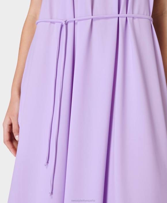 ropa lavanda violeta T28T593 vestido de verano con tiras explorer mujer Sweaty Betty