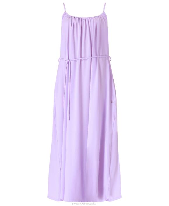 ropa lavanda violeta T28T593 vestido de verano con tiras explorer mujer Sweaty Betty