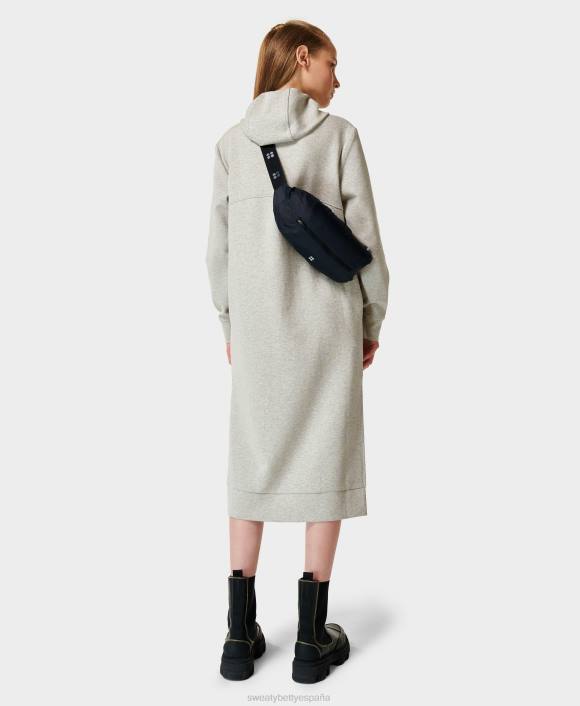 ropa marga gris T28T868 vestido estilo sudadera con capucha Beyond mujer Sweaty Betty