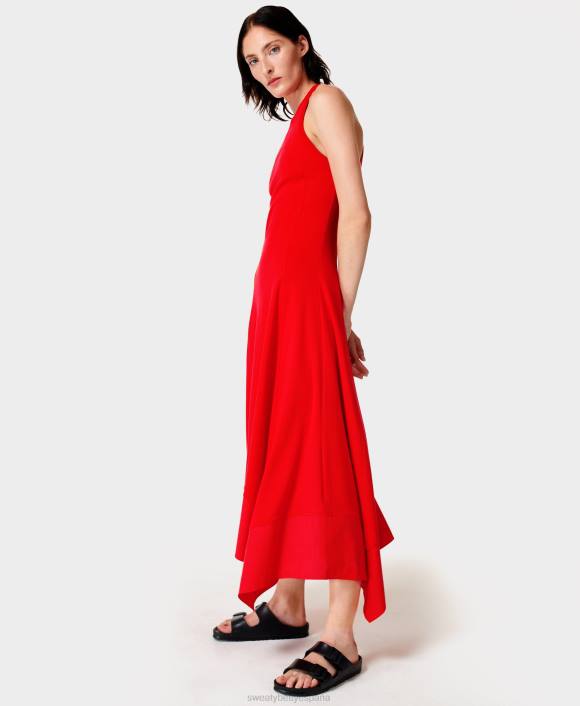 ropa rojo arándano T28T833 vestido de corredor de deriva mujer Sweaty Betty
