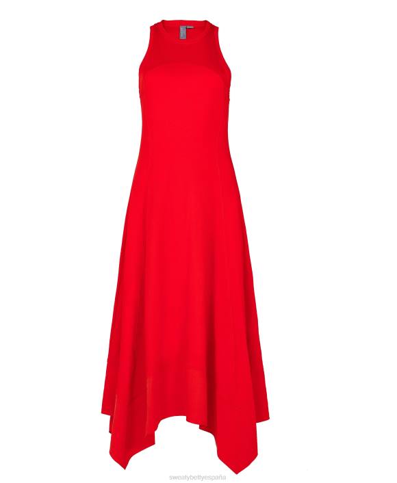 ropa rojo arándano T28T833 vestido de corredor de deriva mujer Sweaty Betty