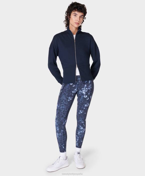 ropa Azul marino T28T215 después de clase cerrar la cremallera mujer Sweaty Betty