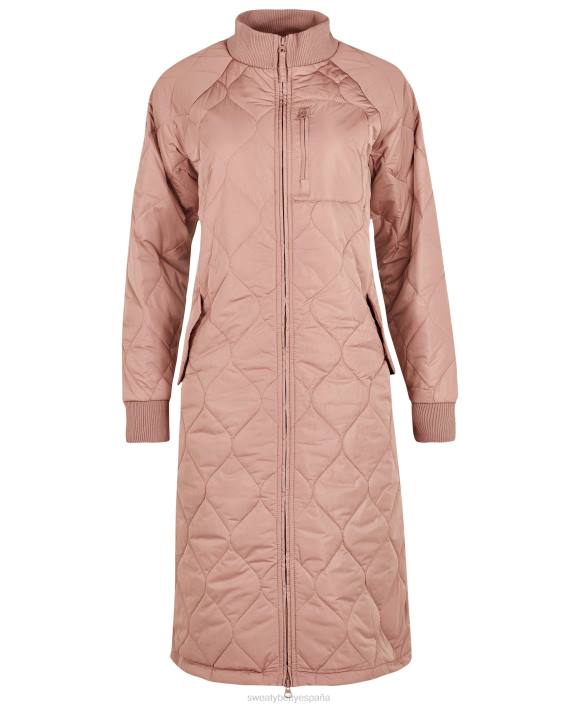 ropa castillo rosa T28T987 abrigo largo acolchado mujer Sweaty Betty