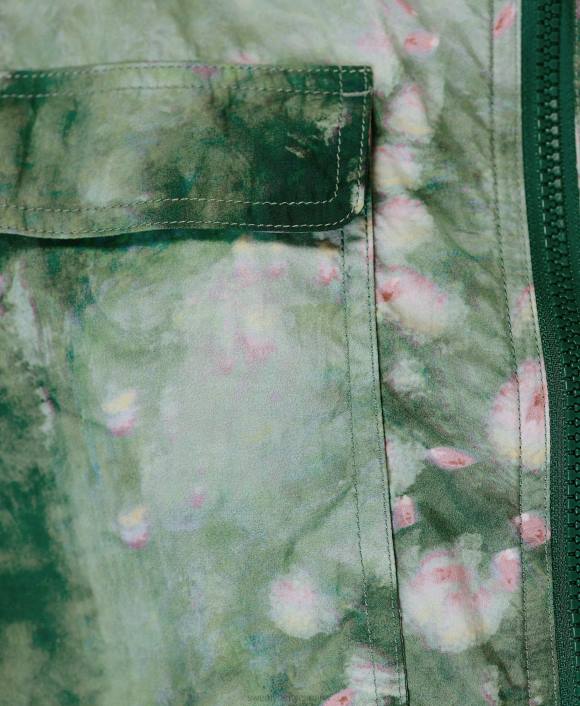 ropa estampado de prado de lavanda verde T28T774 en cualquier momento cerrar la cremallera mujer Sweaty Betty