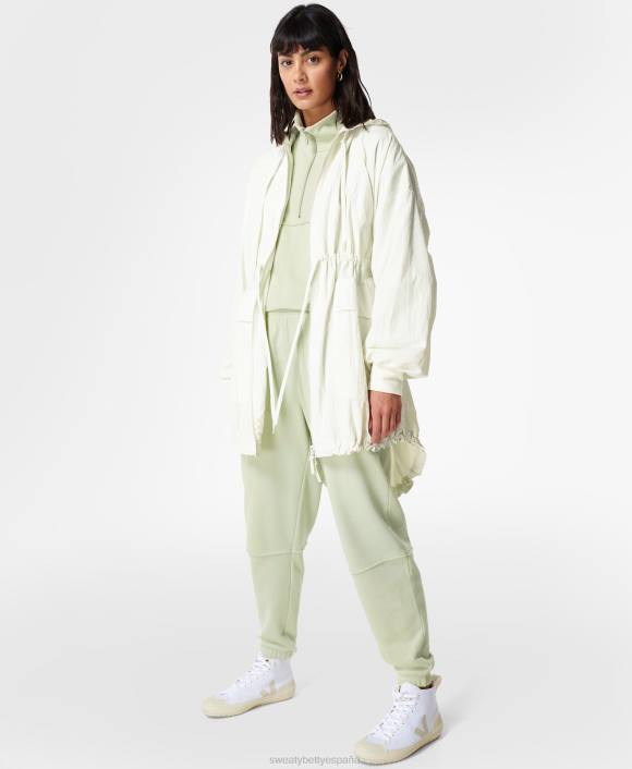 ropa lirio blanco T28T835 parka corta de caída libre mujer Sweaty Betty