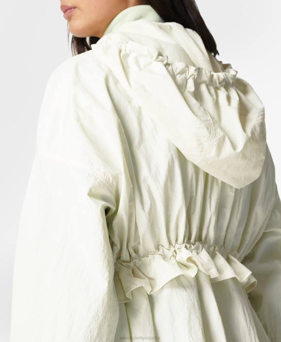 ropa lirio blanco T28T835 parka corta de caída libre mujer Sweaty Betty