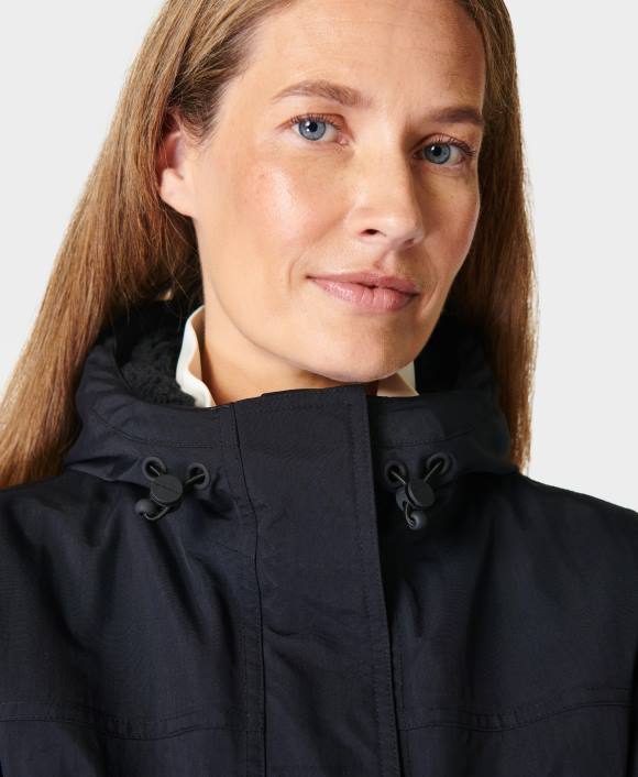 ropa negro T28T345 parka impermeable de invierno mujer Sweaty Betty