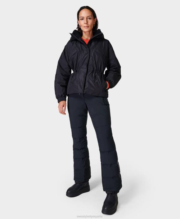 ropa negro T28T685 chaqueta de esquí ártico mujer Sweaty Betty