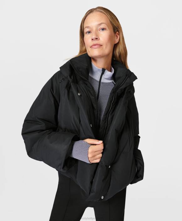 ropa negro T28T687 chaqueta acolchada de esquí nevadas mujer Sweaty Betty