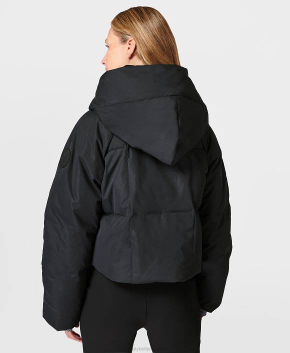 ropa negro T28T687 chaqueta acolchada de esquí nevadas mujer Sweaty Betty