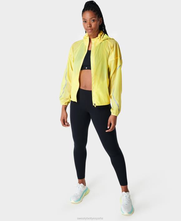 ropa nenúfar amarillo T28T792 guardar la chaqueta mujer Sweaty Betty