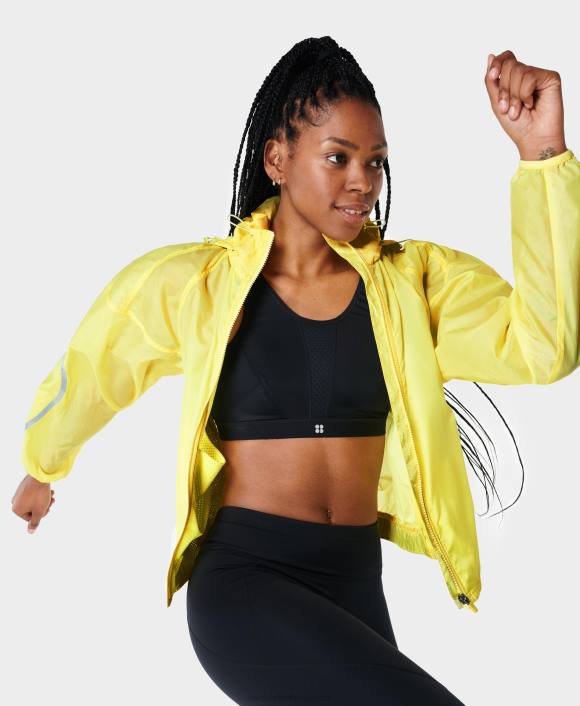 ropa nenúfar amarillo T28T792 guardar la chaqueta mujer Sweaty Betty