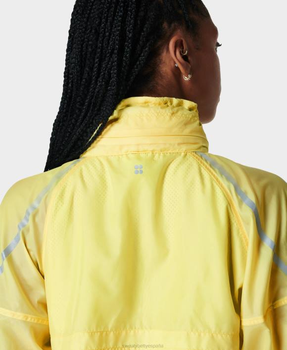 ropa nenúfar amarillo T28T792 guardar la chaqueta mujer Sweaty Betty