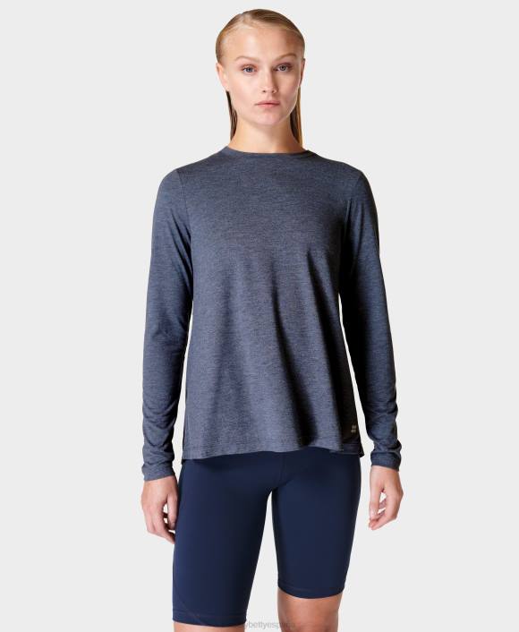 ropa azul infinito T28T950 camiseta de entrenamiento de concentración de manga larga mujer Sweaty Betty