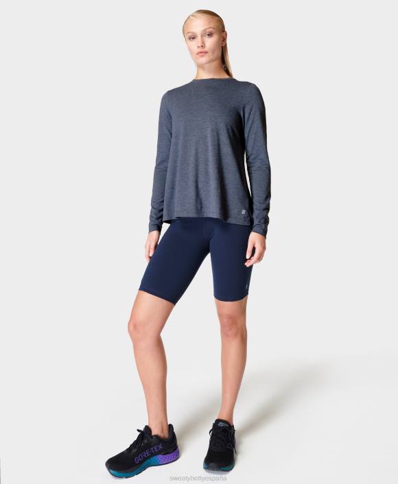 ropa azul infinito T28T950 camiseta de entrenamiento de concentración de manga larga mujer Sweaty Betty