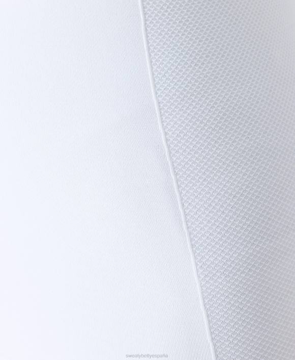 ropa blanco T28T167 top de manga larga de entrenamiento sin costuras para atleta mujer Sweaty Betty